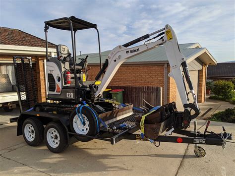 mini digger ramp hire|rental mini cat excavators.